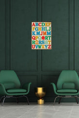 Engaging Alphabet Canvas Wall Art for Kids