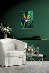 Tropical Bloom: Bird of Paradise Canvas Art