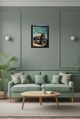 "Motorcycle Canvas Wall Art: Ride into Style!"