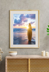 Catch the Wave - Stylish Surfboard Canvas Wall Art