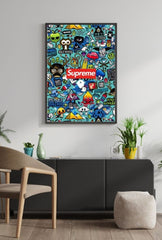 Supreme Style - Elevate Your Walls with Bold Canvas Art - ganfaner