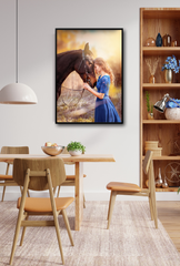 Disney Princess Canvas Wall Art Poster