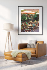 Parisian Terrace Canvas Art