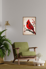 Cardinal Canvas Wall Art Poster