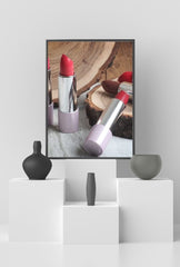 Rouge Reverie: Lipstick Canvas Wall Art