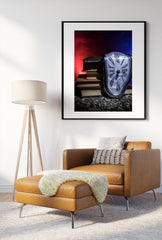 "Melting Time: Salvador Dali Inspired Surreal Canvas Art"