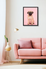 Adorable Pug Canvas Wall Art – Ganfaner Exclusive by Holidaypac