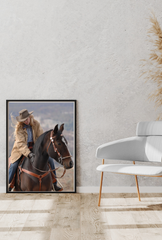 Western Canvas Wall Art Poster