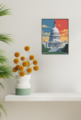 Washington Dc Canvas Wall Art Poster