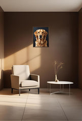 Heart of Gold: Retriever Canvas Art