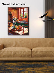 Kitchen Canvas Wall Art Poster, ganfaner, holidaypac, wall art, kitchen décor, canvas prints, posters.