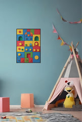 Block Party: Playroom Canvas Art
