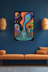 Ganfaner Trippy Wall Art Canvas: Dreamy Vibes for Your Space