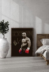 Iron Mike Canvas Art - Tyson Boxing Legend Wall Decor