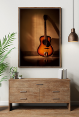 Guitar Canvas Wall Art Poster