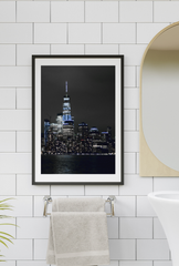 New York City Skyline Canvas Wall Art Poster