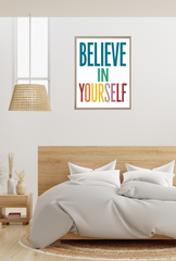 Canvas Motivational Wall Art Poster