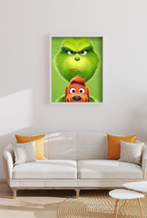 Grinch Canvas Wall Art