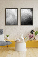 Dynamic Canvas: Staggered Wall Art for a Modern Look