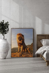Pride Lands Majesty: Lion King Canvas Art