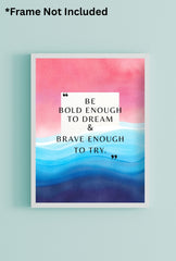 Typography & Inspirational Quotes, typography wall art, inspirational bedroom poster, quote decor