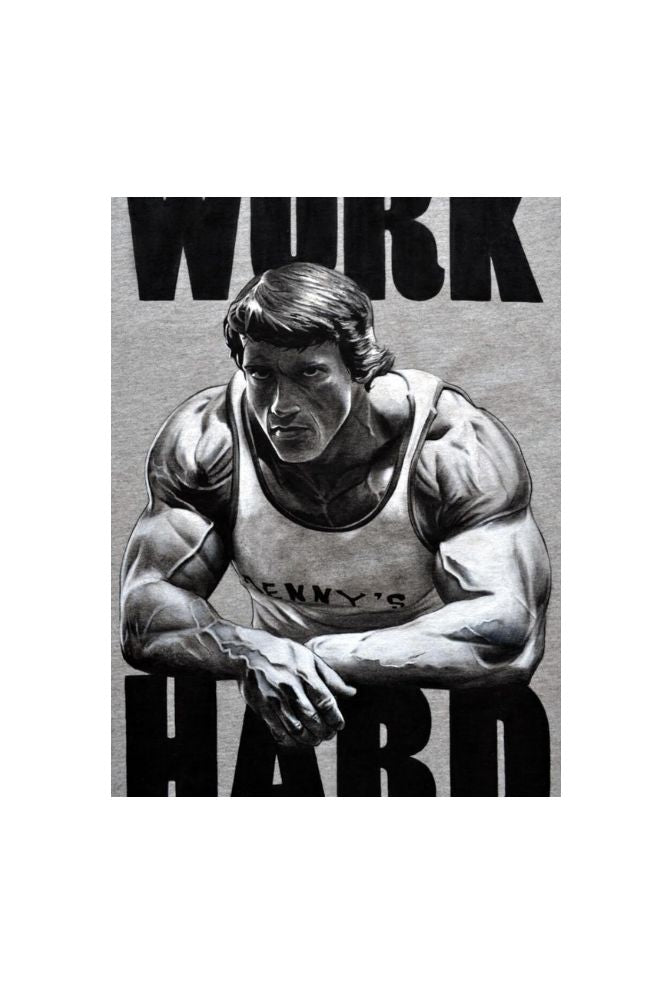 Arnold: Work Hard - Motivation Canvas Art