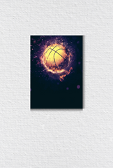 Basketball Canvas Wall Art Poster
