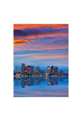 Boston Twilight: Waterfront Canvas Art