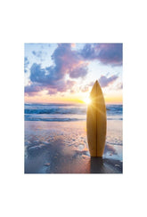 Catch the Wave - Stylish Surfboard Canvas Wall Art