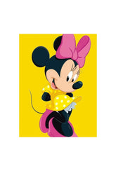 Cheerful Minnie Mouse Canvas Art - Disney Polka Dot Decor