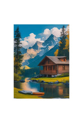 Cozy Retreat: Bring the Rustic Charm of Cabin Canvas Wall Art Home