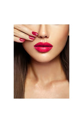 Crimson Kiss: Bold Lip Canvas Wall Art