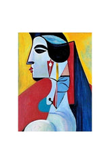 Cubist Muse: Picasso-Inspired Canvas Art