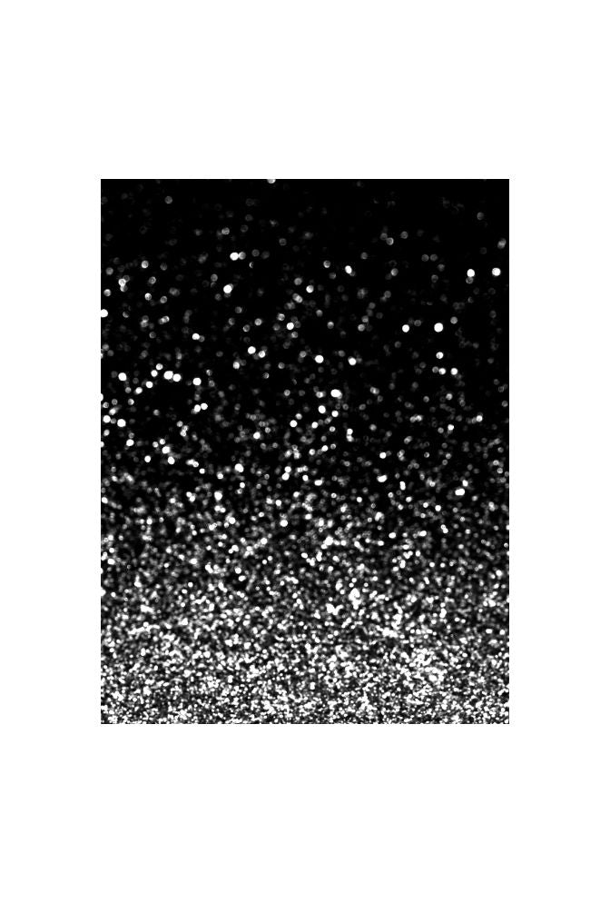 "Dazzling Shimmer: Silver Glitter Canvas Wall Art "