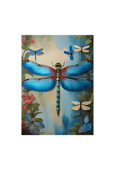 Dragonfly Canvas Wall Art Poster
