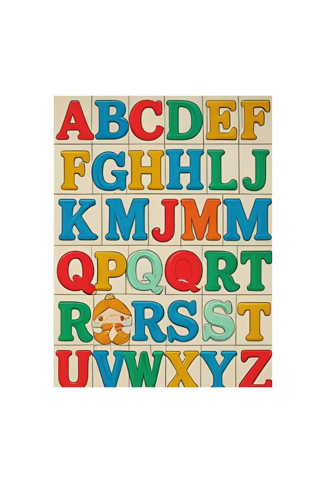 Engaging Alphabet Canvas Wall Art for Kids