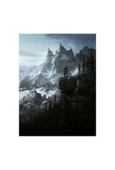 "Epic Landscapes: Skyrim Canvas Wall Art "
