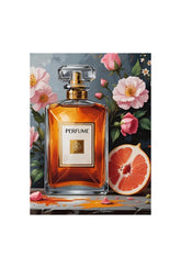 Floral Essence Perfume Canvas Art