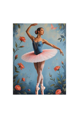 Floral Grace: Ballet Canvas Wall Art