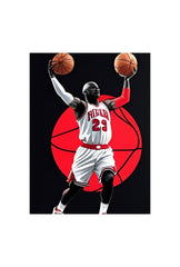 Fly High: Air Jordan Canvas Wall Art for Basketball Fans