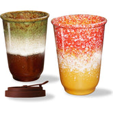 Ganfaner 13oz Five-element Ceramic Travel Coffee Mug Set 1