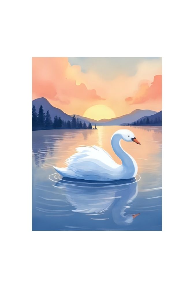 Graceful Swans - Elevate Your Home with Serene Canvas Art