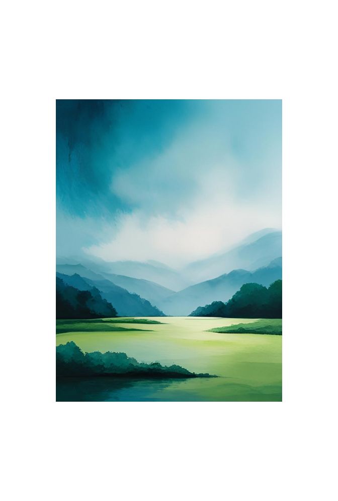 "Threshold Canvas Wall Art: Where Serenity Meets Style"