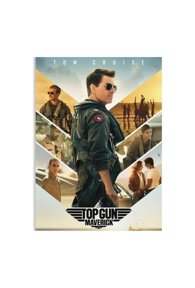 "Top Gun Canvas Wall Art: Take Your Decor to New Heights"