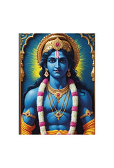 "Ganfaner's Eternal Love" - Radha Krishna Canvas Wall Art (Holidaypac)