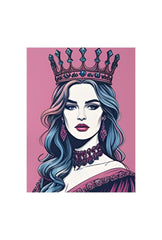 "Ganfaner's Violet Bloom" - Purple Floral Canvas Wall Art