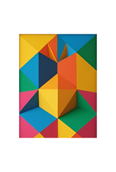 Geometric Wall Art Canvas Poster