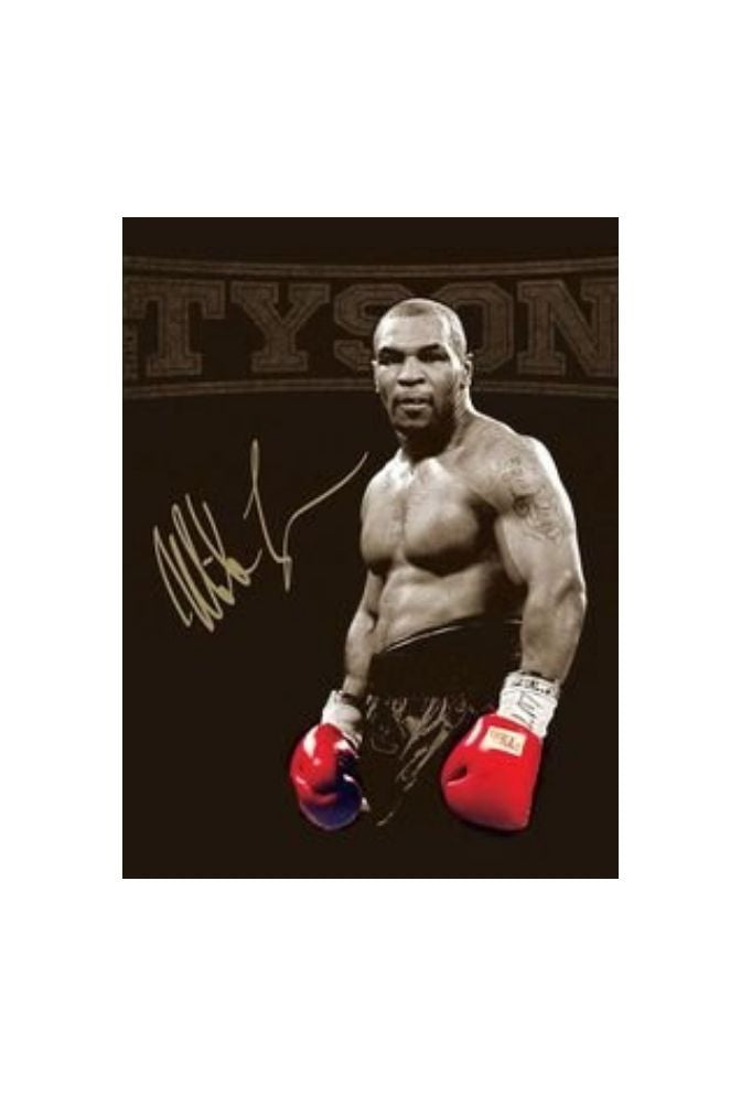 Iron Mike Canvas Art - Tyson Boxing Legend Wall Decor