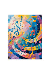 "Music Themed Canvas Wall Art: Harmonize Your Home"