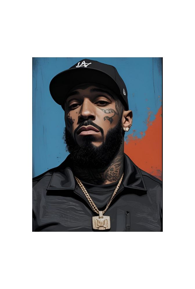 Nipsey Hussle: Marathon Legacy Canvas Art